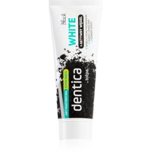 Tołpa Dentica Black White Pasta de dinti albire cu cărbune activ 75 ml-ro