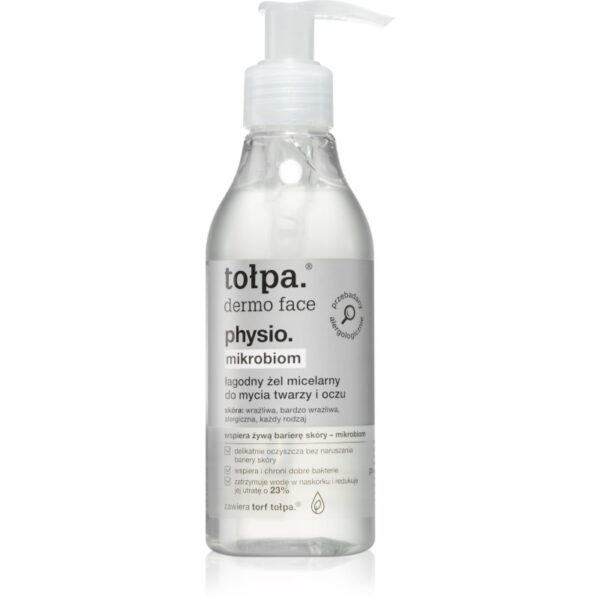 Tołpa Dermo Face Physio Mikrobiom gel de curatare micelar 195 ml-Țena