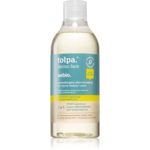 Tołpa Dermo Face Sebio apă micelară 3 în 1 pentru pielea cu imperfectiuni 400 ml-ro
