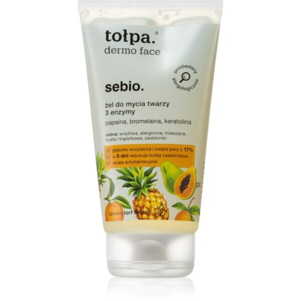 Tołpa Dermo Face Sebio gel de curățare impotriva punctelor negre 150 ml-ro