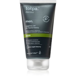 Tołpa Dermo Men Pure Gel facial de curatare cu cărbune activ 150 ml-Țena