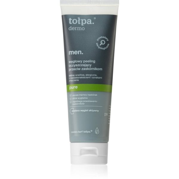 Tołpa Dermo Men Pure exfoliant de curățare impotriva punctelor negre 100 ml-Țena