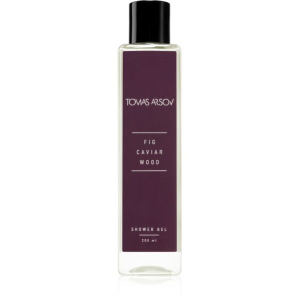 Tomas Arsov Fig Caviar Wood gel parfumat pentru duș cu efect revigorant 200 ml-Țena