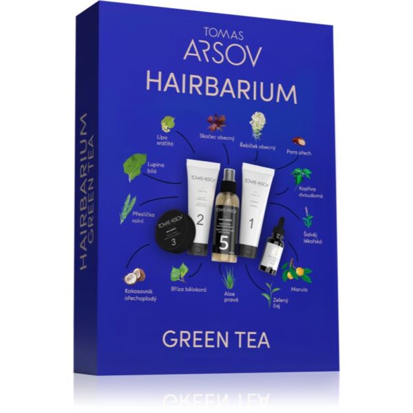 Tomas Arsov Green Tea Hairbarium set cadou-Țena