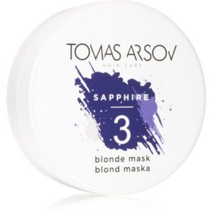 Tomas Arsov Sapphire Blonde Mask mască neutralizatoare naturală pentru parul blond cu suvite 100 ml-Țena