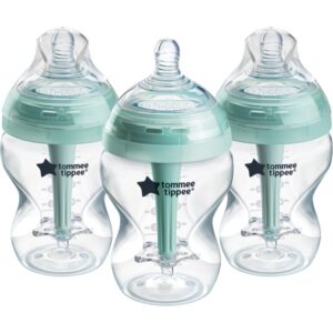 Tommee Tippee Advanced Anti-Colic biberon pentru sugari anti-colici cu autosterilizare Slow Flow 0m+ 3x260 ml-ro