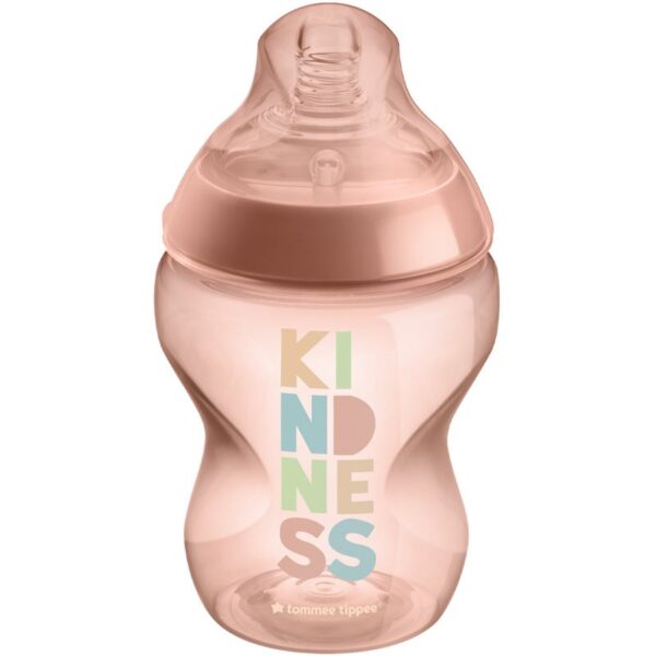 Tommee Tippee Closer To Nature Anti-colic Kindness biberon pentru sugari Slow Flow 0m+ 260 ml-ro