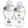 Tommee Tippee Natural Start Anti-Colic biberon auto-sterilizant Nature Medium Flow 3 m+ 2x340 ml-Țena