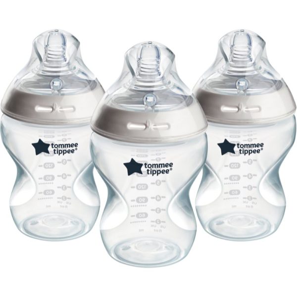 Tommee Tippee Natural Start Anti-Colic biberon auto-sterilizant Slow Flow 0m+ 3x260 ml-ro