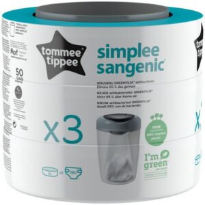 Tommee Tippee Simplee casetă de rezervă 3 buc-ro