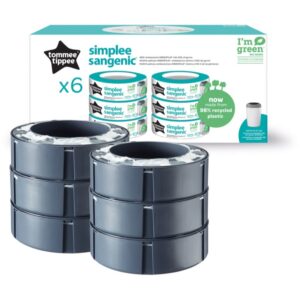 Tommee Tippee Simplee casetă de rezervă 6 buc-ro