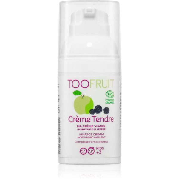 Toofruit Moisturizing Cream crema de fata hidratanta pentru copii Apple/Blackberry 30 ml-Țena