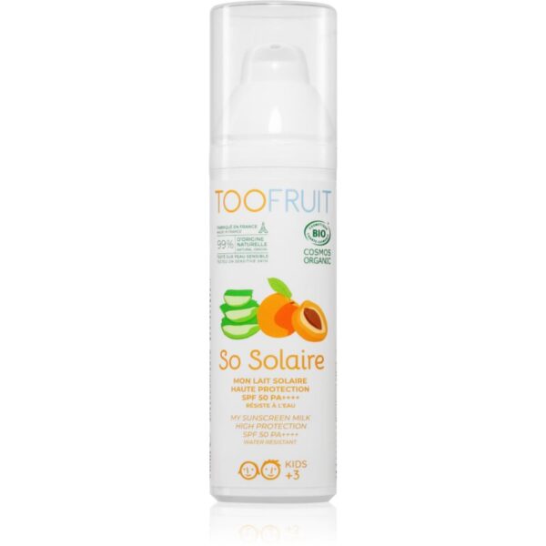 Toofruit My Sunscreen Milk loțiune pentru plaja pentru copii SPF 50 100 ml-Țena