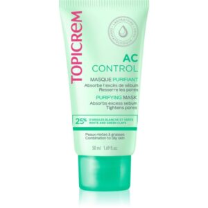 Topicrem AC Purifying Mask masca pentru curatare profunda pentru ten gras și mixt 50 ml-Țena