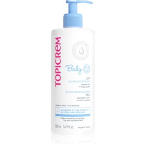 Topicrem BABY My 1st Ultra-Moisturizing Milk loțiune hidratantă pentru corp și față pentru piele uscata si sensibila 500 ml-Țena