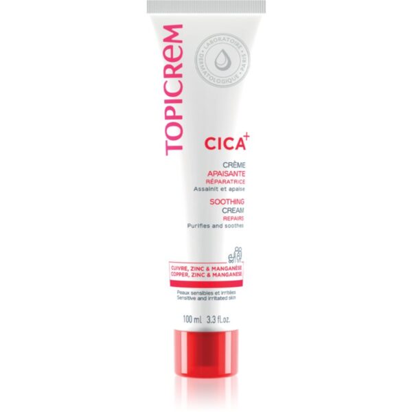 Topicrem CICA Soothing Cream crema reparatorie 100 ml-Țena