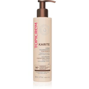 Topicrem KARITÉ Nourishing Fortifying Cream crema pentru definire pentru par ondulat si cret 200 ml-ro