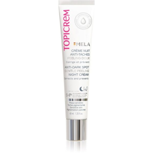 Topicrem MELA Corrective Night Cream cremă corectoare de noapte impotriva petelor 40 ml-ro