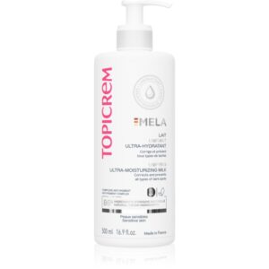 Topicrem MELA Unifying Ultra-Moisturizing Milk SPF15 lapte hidratant impotriva petelor SPF 15 500 ml-ro