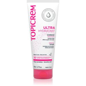 Topicrem UH BODY Gentle Scrub exfoliant delicat pentru corp pentru piele sensibila 200 ml-Țena