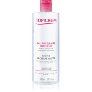 Topicrem UH FACE Gentle Micellar Water apă micelară pentru curățare blânda pentru piele si ochi sensibili 400 ml-Țena