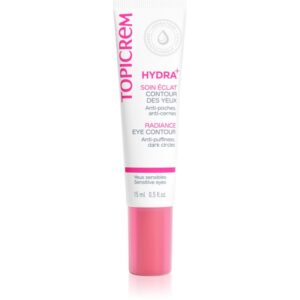Topicrem UH FACE HYDRA+ Radiance Eye Contour crema de ochi iluminatoare impotriva pungilor de sub ochi 15 ml-Țena