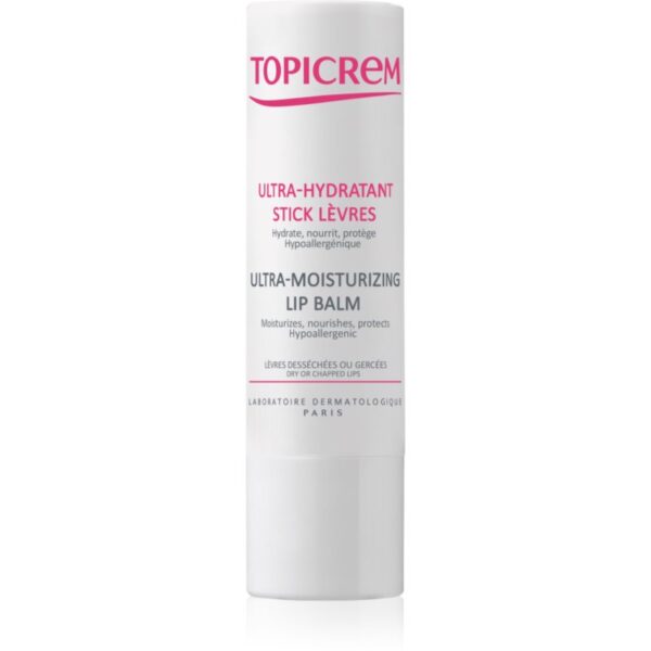 Topicrem UH FACE Ultra-Moisturizing Lip Balm Balsam de buze hidratant pentru buze uscate 4 g-Țena
