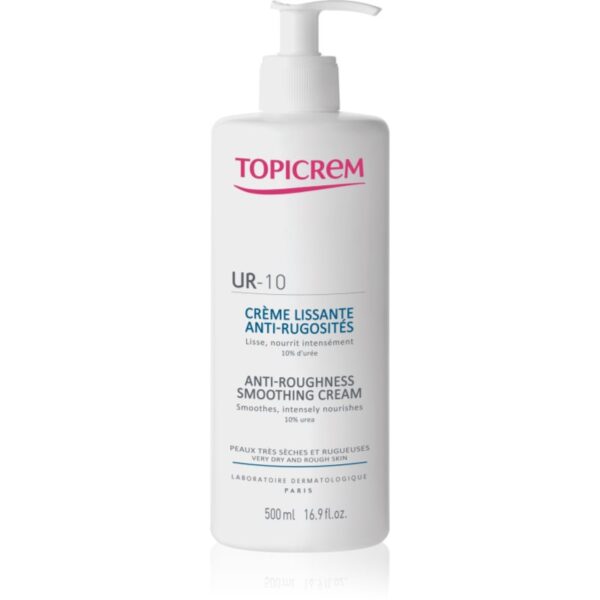 Topicrem UR-10 Anti-Roughness Smoothing Cream crema de corp pentru piele foarte uscata 500 ml-Țena