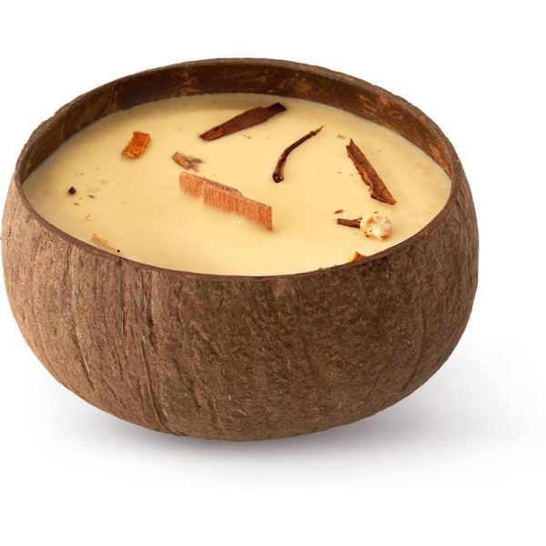 Tropicandle Apple & Cinnamon lumânare parfumată cu fitil din lemn 350 ml-Țena