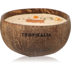 Tropicandle Sandalwood & Tangerine lumânare parfumată cu fitil din lemn 350 ml-ro