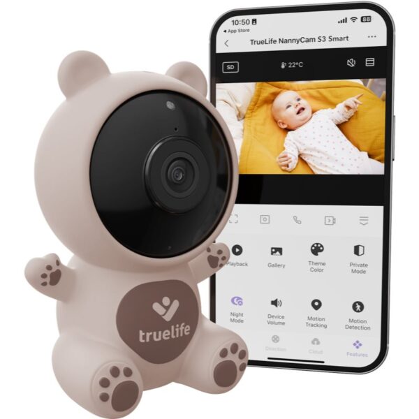 TrueLife NannyCam S3 Smart monitor video digital pentru bebeluși 1 buc-ro