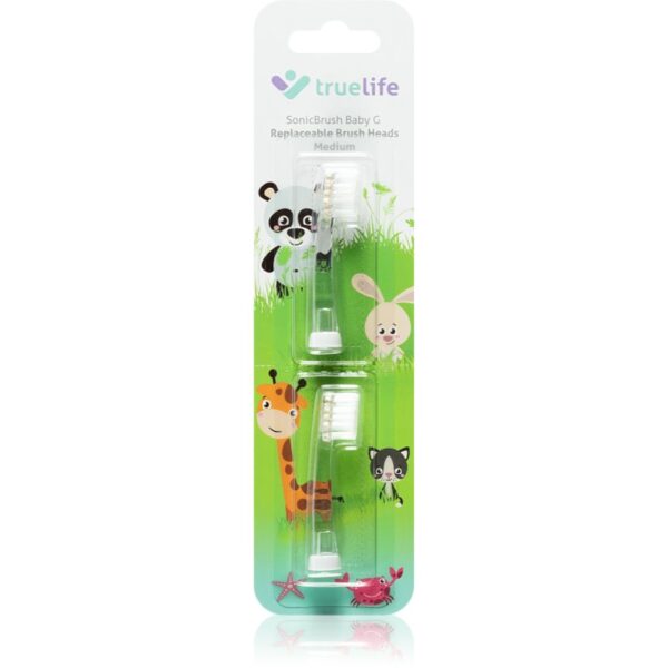 TrueLife SonicBrush Baby G Heads Medium capete de schimb pentru periuta de dinti TrueLife SonicBrush Baby G 2 buc-ro