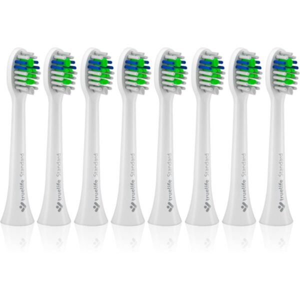 TrueLife SonicBrush Compact White Standard capete de schimb pentru periuta de dinti TrueLife SonicBrush Compact-series White 8 buc-Țena