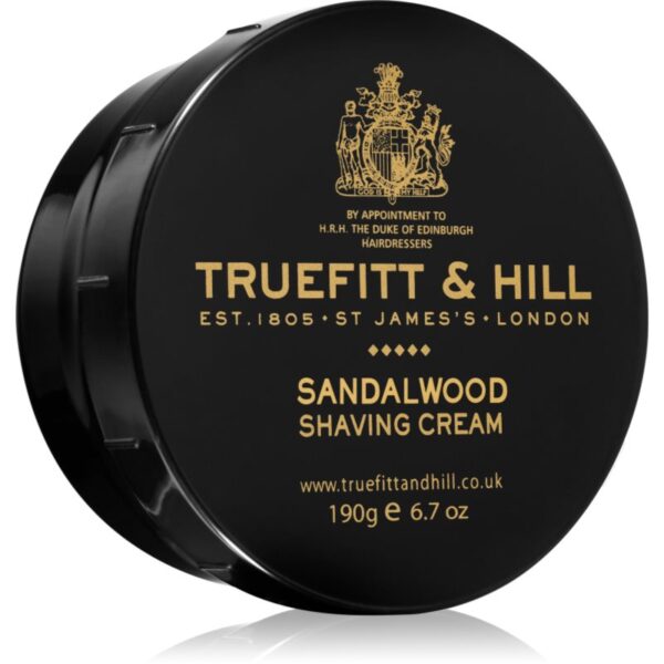 Truefitt & Hill Sandalwood crema de ras hidratanta pentru barbati 190 g-Țena