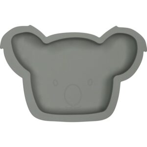 Tryco Silicone Plate Koala farfurie Olive Gray 1 buc-ro