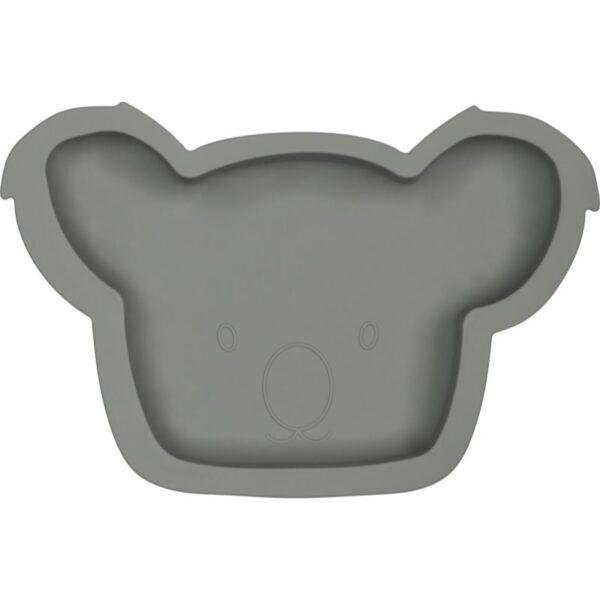 Tryco Silicone Plate Koala farfurie Olive Gray 1 buc-ro