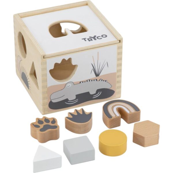 Tryco Wooden Shape Sorter jucarie din lemn 12m+ 1 buc-ro