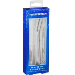 Tweezerman Majestic Turquoise set cadou faciale-Țena
