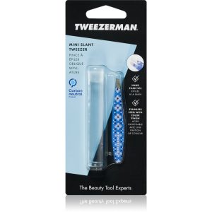 Tweezerman Mini Slant pensete cu varfurile tesite mini cu trusă de călătorie Lisbon Sea 1 buc-ro