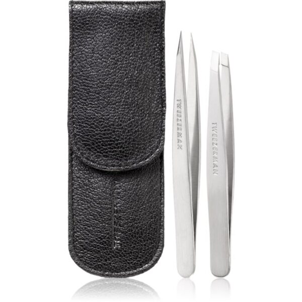 Tweezerman Professional Seturi pentru voiaj pentru sprâncene culoare Black-ro