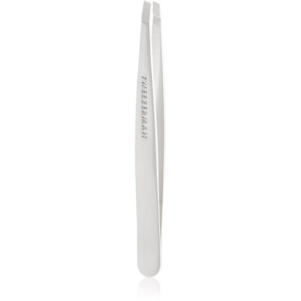 Tweezerman Studio Collection pensete cu varfurile tesite Platinum Silver 1 buc-ro