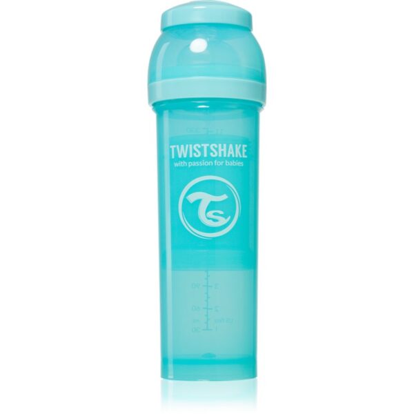 Twistshake Anti-Colic TwistFlow biberon pentru sugari Blue 4 m+ 330 ml-Țena