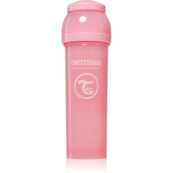 Twistshake Anti-Colic TwistFlow biberon pentru sugari Pink 4 m+ 330 ml-Țena