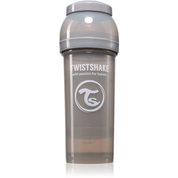 Twistshake Anti-Colic biberon pentru sugari Pastel Grey 260 ml-Țena