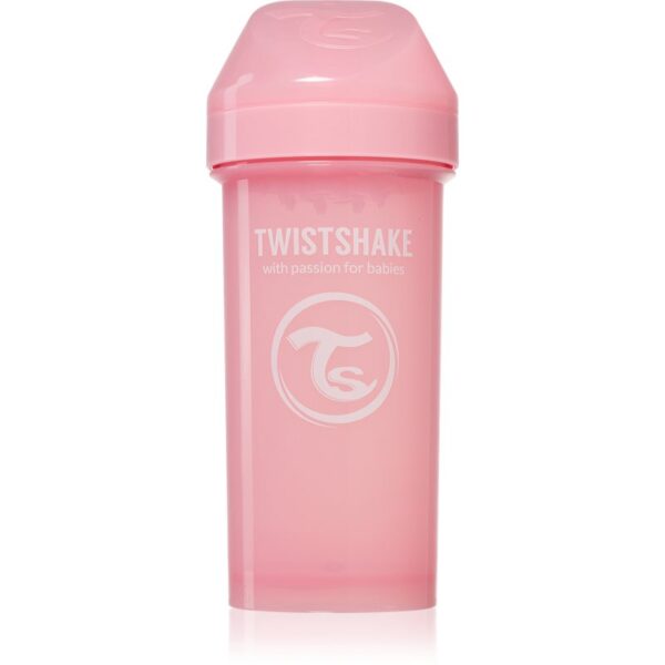 Twistshake Kid Cup Pink biberon pentru copii 12 m+ 360 ml-Țena