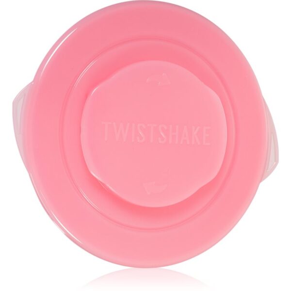 Twistshake Kid's Bowl castron cu capac Pink 6 m+ 520 ml-Țena