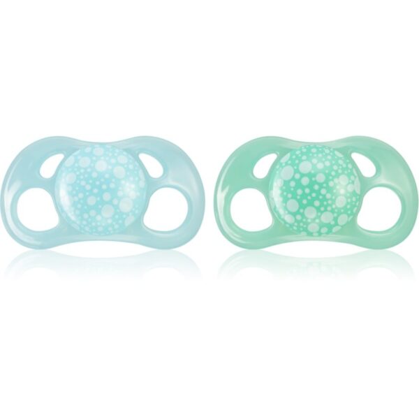Twistshake Orthodontic 6m+ suzetă Blue+Green 2 buc-Țena