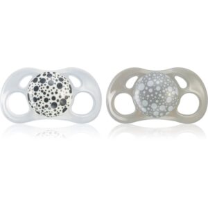 Twistshake Orthodontic 6m+ suzetă Grey+White 2 buc-Țena
