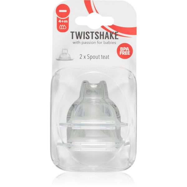 Twistshake Spout Teat tetină pentru biberon 4m+ 2 buc-ro