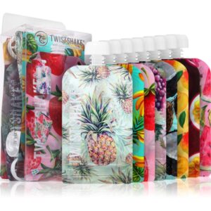 Twistshake Squeeze Bag săculeț pentru mâncare 8x100 ml-Țena